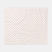 Polaire Couverture Rose florale fillette (Devant (Horizontal))
