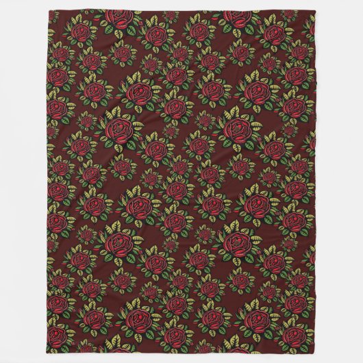 Polaire couverture rouge (Devant)