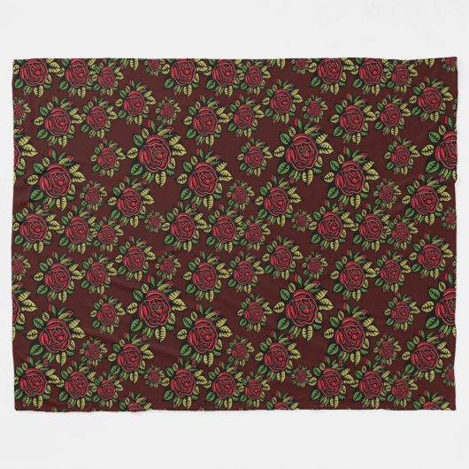 Polaire couverture rouge (Devant (Horizontal))