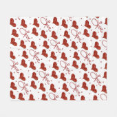 Polaire Couverture Rouge Amour (Devant (Horizontal))
