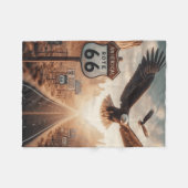 Polaire Couverture route 66 (Devant (Horizontal))