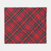 Polaire Couverture royale de tartan de Stewart (Devant (Horizontal))