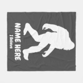 Polaire Couverture Sasquatch personnalisées Funny Bigfoot (Devant (Horizontal))