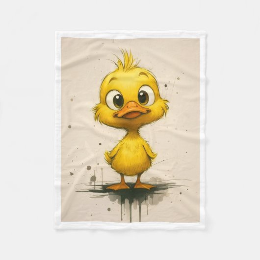 Polaire Couverture Sherpa Canard Mignon (Devant)