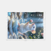 Polaire Couverture Sherpa Souris Mignonne (Devant (Horizontal))