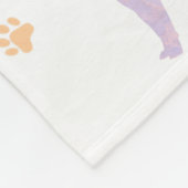 Polaire Couverture Shiba Inu – Cadeau Minimal Lavande  (Coin)