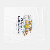 Polaire Couverture Show Chippy&Coffee (Devant (Horizontal))