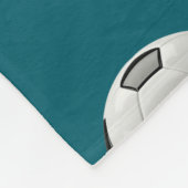 Polaire Couverture sportive classique Motif de balle de fo (Coin)