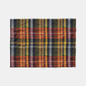 Polaire Couverture Tartan Fleece, Couleurs Automnes (Devant (Horizontal))
