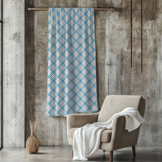 Polaire Couverture tatan bleu jaune pour des nuits d'hiver