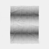 Polaire Couverture Triangles Noir et Blanc (Devant)
