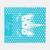 Polaire Couverture Unicorne | Face de licorne (Devant (Horizontal))