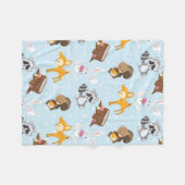 Polaire Couverture unisexe d'ouatine de bébé d'animaux de (Devant (Horizontal))