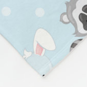 Polaire Couverture unisexe d'ouatine de bébé d'animaux de (Coin)