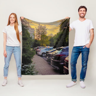 Polaire Couverture urbaine en fleece Golden Hour – Personn