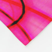 Polaire Couverture Vague Rose Chaud de Gymnastique (Coin)