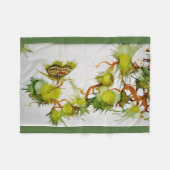 Polaire Couverture verte de papillon et d'ouatine de (Devant (Horizontal))