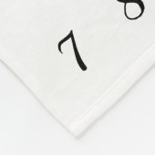 Polaire Couverture verticale d'étape importante de bébé (Coin)