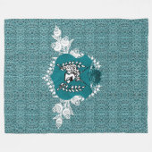 Polaire Couverture vintage romantique (Devant (Horizontal))
