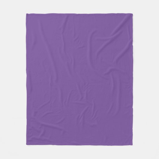 Polaire Couverture violette simple (Devant)