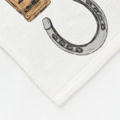 Polaire Cowgirl Collage couverture confortable - Occidenta (Coin)