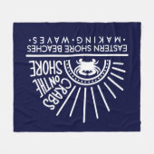 Polaire Crabes sur le rivage - Couverture de logo complète (Devant (Horizontal))