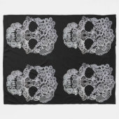 Polaire Crochet crâne couverture (Devant (Horizontal))