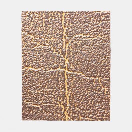 Polaire Cuir naturel couverture texture abstraite, âgée, (Devant)