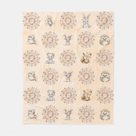 Polaire Cute couverture animal (Devant)