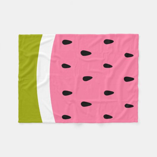 Polaire Cute couverture de pastèque (Devant (Horizontal))