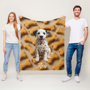 Polaire Cute Dalmatie Couverture personnalisée
