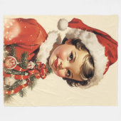 Polaire Cute hiver classique couverture de Noël (Devant (Horizontal))