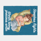 Polaire Cute maman et bébé toison couverture (Devant (Horizontal))