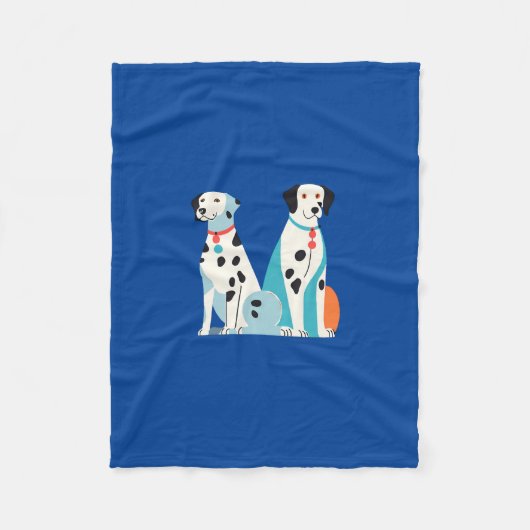 Polaire dalmatiens couverture bébé (Devant)