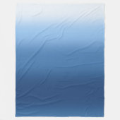 Polaire Dégradé de la couverture de l'ombre bleu (Devant)