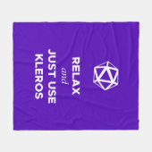 Polaire Détendez-vous et utilisez simplement la couverture (Devant (Horizontal))