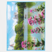 Polaire DIMANCHE DANS CENTRAL PARK Grosse couverture en po (Devant)