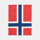 Polaire Drapeau de couverture de la Norvège (Devant)
