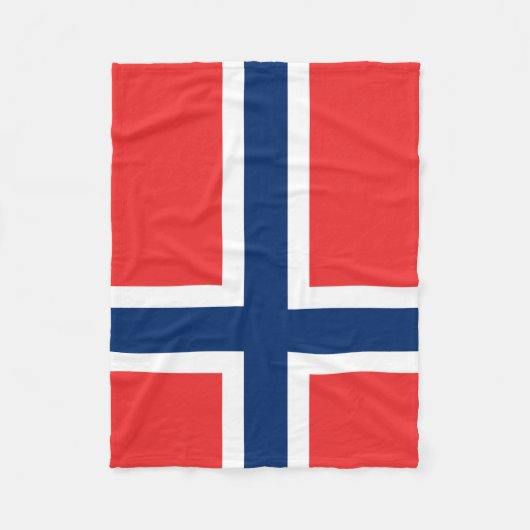 Polaire Drapeau de couverture de la Norvège (Devant)