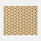 Polaire Éffrayante couverture Citrouille Halloween (Devant (Horizontal))