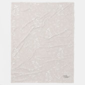 Polaire Élégante couverture florale (Devant)