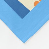 Polaire Éléphant et couverture bleue d'ouatine d'oiseaux (Coin)