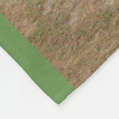 Polaire Émeu heureux se tenant sur une couverture de jambe (Coin)