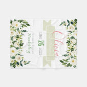 Polaire Faire-part de naissance couverture baby stat (Devant (Horizontal))