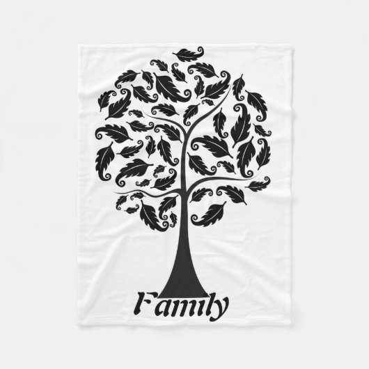Polaire Famille avec la couverture d'ouatine de conception (Devant)
