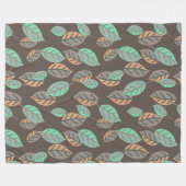 Polaire feuilles de forêt couverture (Devant (Horizontal))