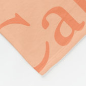 Polaire Fleur d'aqua rose et blanc rose pâle et couverture (Coin)