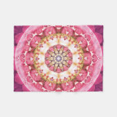 Polaire Fleur de couverture d'ouatine du mandala 5 de la (Devant (Horizontal))