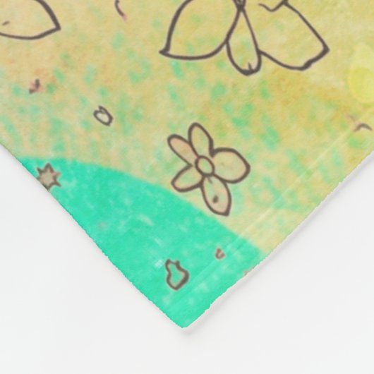Polaire Fleuris bébé fleuris - Douce couverture pour bébé (Coin)