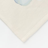 Polaire Fleurs chics et couverture d'ouatine de papillons (Coin)